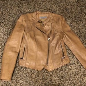 Asymmetrical Zipper Moto Leather Jacket